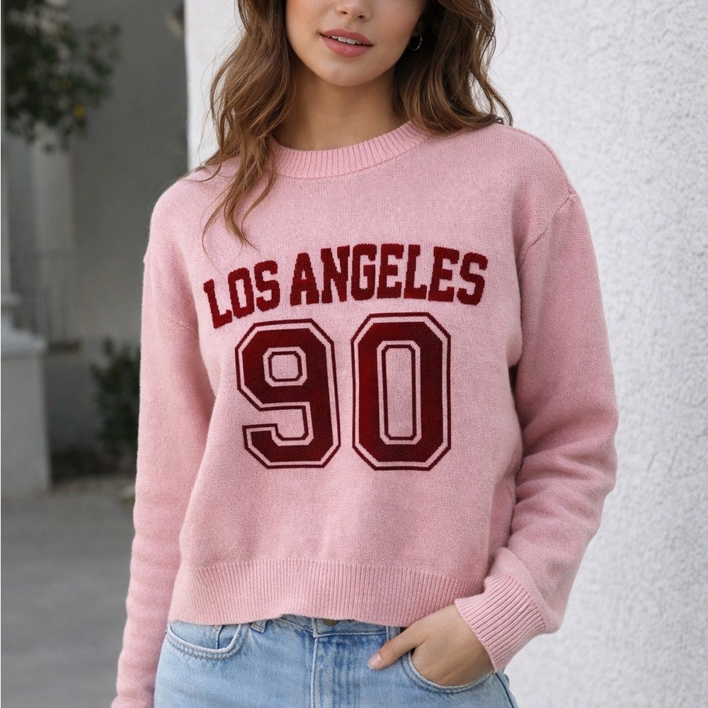 Los Angeles 90 Women's Sweater in Pink